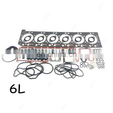 QSL 6L ISL Juntas Medias Superior Engine Spare Parts Upper Gasket Kit Full Gasket Kit 4089978 4089758