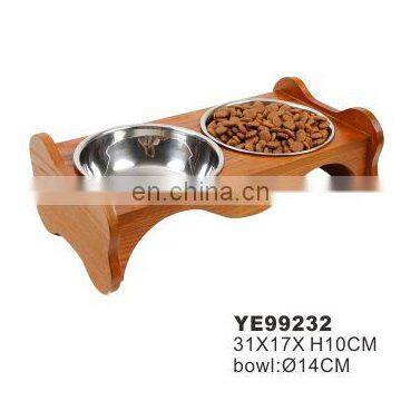Hangzhou Tianyuan Pet Products Factory Stainless Steel Raised Elevated Pet Dog Cat Food Bowl Feeder photo-2