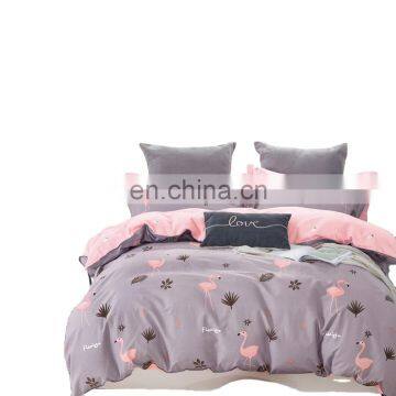 Wholesale 100% cotton bedding sets flamingo designs