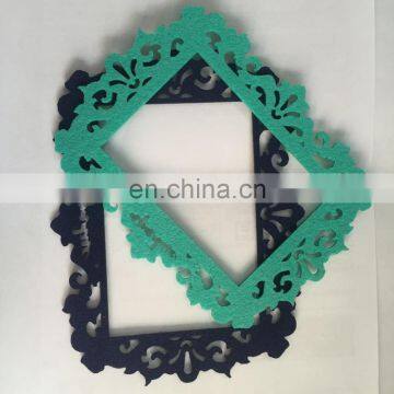 Customized Die Cut Felt Frames for Photo Prop on Milestone Baby Blanket photo-5