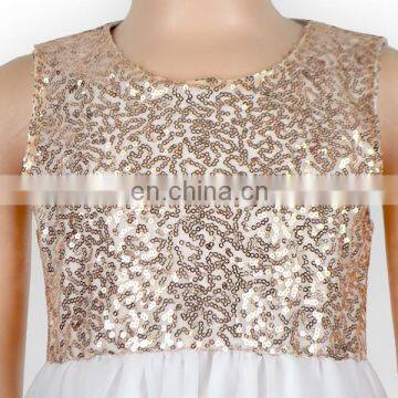 Baby Sequin Heart Shape Top Tulle Dress Princess Frock Design Dress Flower Girl Dresses photo-5