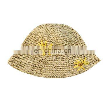 X1646/Fashionale high quality fresh sweet kids girls all match sun hat straw beach