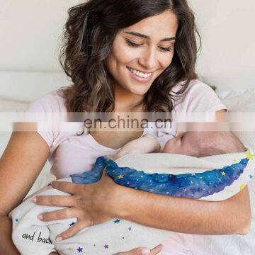 Soft Premium Fleece Baby Monthly Milestone Blanket Photo Blanket With Bandana Drool Bib for Boys Girls Baby Newborn Shower Gift photo-5