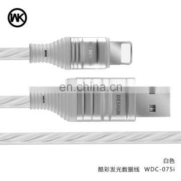 Luminous Data Lines 2.0A 1M Charge Cable For USB-Lightning Apple Mobile Phone