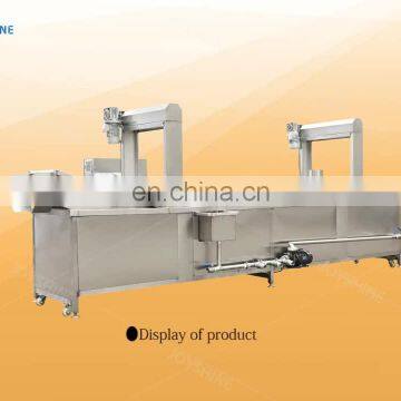 CE Approved 100kg/h Tortilla Chips Potato Chips Plantain Chips Continuous Fryer Machine