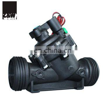 251BM 2.5" 2-1/2 inch plastic irrigation solenoid valve flow control pilot structure AC DC Latching DN65 Hydraulically