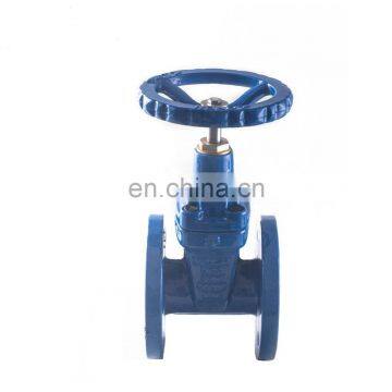 GGG50 DIN F4 Soft Wedge Flanged Manual Gate Valve With Handwheel and Gear