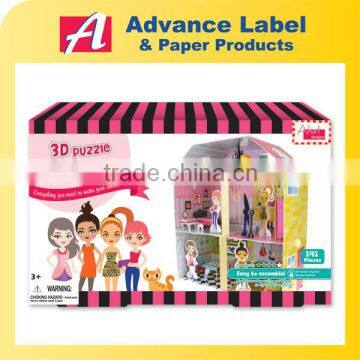 DIY Kids toy Educational toy Dream house Girl house 3d Puzzle