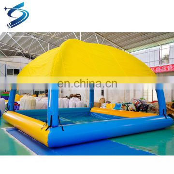 0.9mm PVC Heated Round Swimming Pool Rental Baby Inflatable Kids Children Swimming Pool with Cover