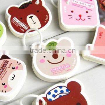 NEW hot sale cute die cut mini animal shape sticky notes for kids