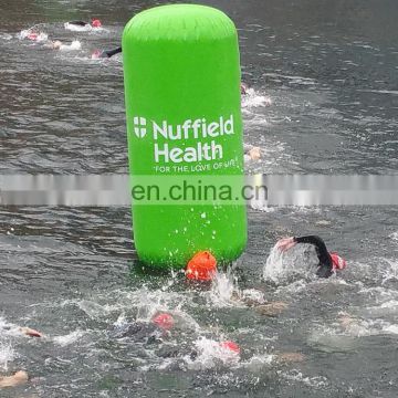 Commercial Inflatable Water Buoy , Cheap Floating Water Tube For Advertising