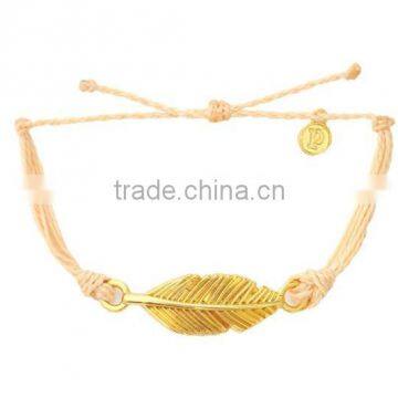 Hand Woven String Tube Copper Magnetic Bracelet for Girl photo-4