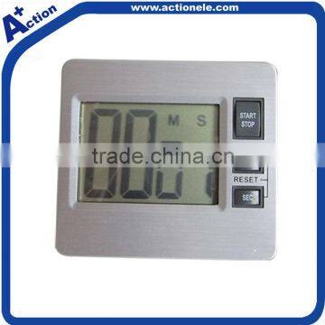 large lcd dosplay digital countdown timer with aluminum cover