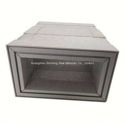 China Supply HVAC Ventilation Duct Board Steel Covered Phenolic Foam Sandwich Panel photo-2