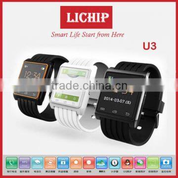 bluetooth Watch for android smartphone U3 smart watch