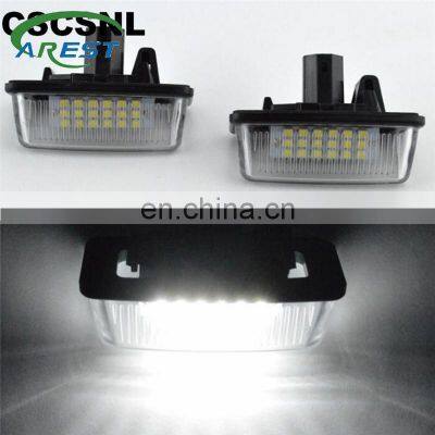 Carest 2pcs Car 12V 18LED License Plate Lights SMD for Toyota Corolla_E11 Crown S180 Starlet EP91 Vios Previa ACR50 GSR50