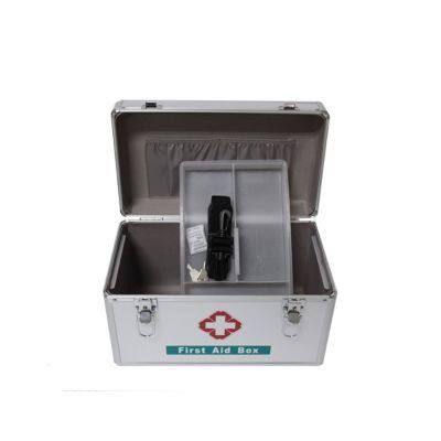 Medical Emergency Home First Aid Kit With Supplies Set Bags Box Travel Waterproof Alloy First Aid Box photo-2