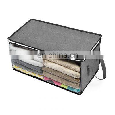 1/2/3Pcs Non-Woven Dust Proof Foldable Cloth Storage Box Wardrobe Fabric Foldable Storage Box Beddings Bag photo-5