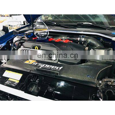 New Listing High Performance Carbon Fiber Air Intake Box Hood Trim Engine Air Intake Kit For AUDI RS3 TTRS