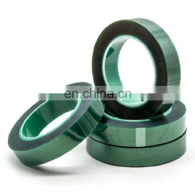 Silicone Pressure Sensitive Adhesive Green PET High Temperature Masking photo-5