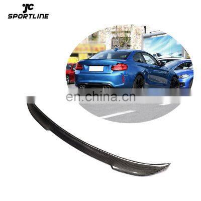 Carbon Fiber M2 Rear Car Spoiler for BMW F22 F87 M2 2014-2019