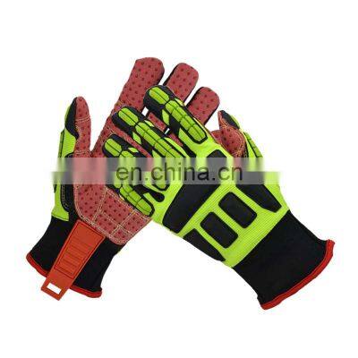 Anti-collision non-slip wear-resistant and waterproof petroleum hardware machinery working gloves