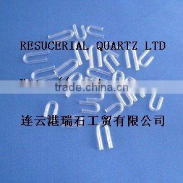 U bend quartz tube