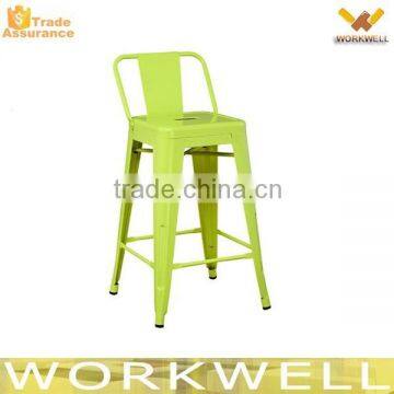 WorkWell Industrial Metal Frame Stackable Bar Chair Kw-St14 photo-3