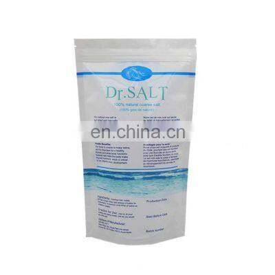 Food Grade Plastic Zip Lock Stand Up Pouch Salt Packaging Bag Daypack Reusable Zipper Bag