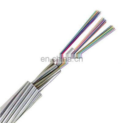 24 core 48 core aerial optical opgw fiber cable