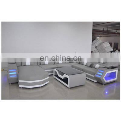 CBMmart sectional Sofa LED light living room sofa set furniture Multi-functional