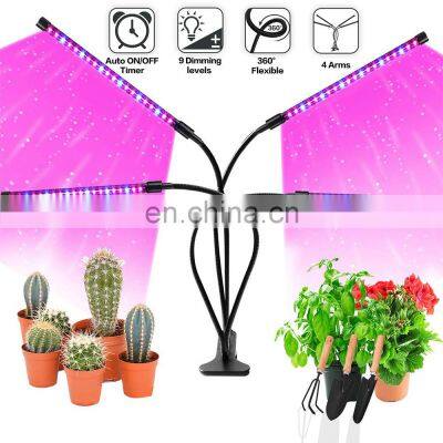 Adjustable Home Indoor Plants Tent Eco Farm Lamp Chip Small Led Growing Light With Clip