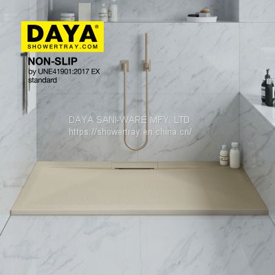 European hot selling stone wet room lightest shower tray