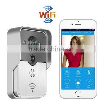New Arrival Home Security HD720P Wifi Wireless Video Door Phone With Android IOS APP Remote Control POE PIR Detection Supported photo-2