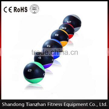 Two color medicine ball TZ-3017 / sport fitness muscle building equipment / comercial gym equipment