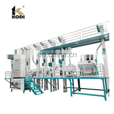 KODI MTP30T Large-scale 40-60t Rice Milling And Polishing Machine For Long Rice