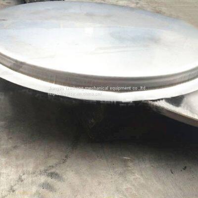 Large Stainless Steel Flat head with Flanging for tank 3500mm*15mm