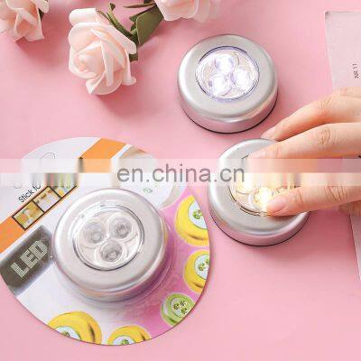 New 3W Wireless Battery Touch Control Night Light Adjustable LED Kitchen Bedroom Under Cabinet Light