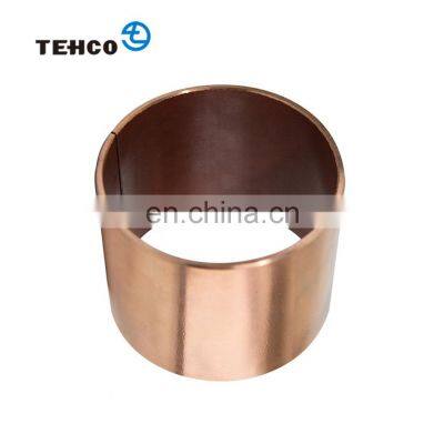 TEHCO Casting and Rolling Mill Machine Bronze Base and Black PTFE Polymers Free of Lead Self-lubricating Multilayer Bear Bushing