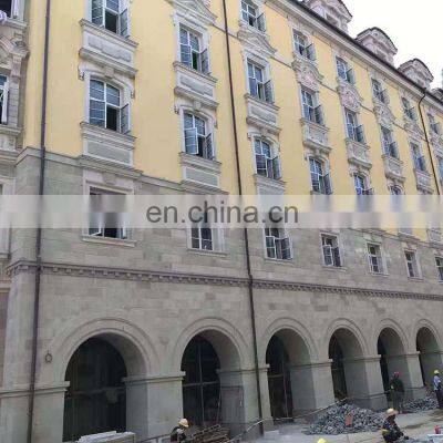 Beige Sand Stone Big Slab Sichuan Natural Xinfengrui Customized Size Honed Villa Wall Cladding Paving Sandstone photo-4