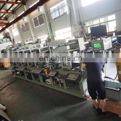 UTR320S 4 6 Color Roll to Roll Automatic Rotary UV Letterpress Intermittent Adhesive Label Sticker Printer With Servo Die Cut photo-5