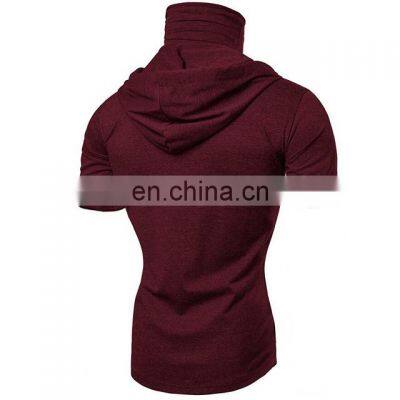 Best Selling Men Comfortable Half Sleeves Hoodies Collection Customized Design In Different Colors Available In Cheap Prices photo-2