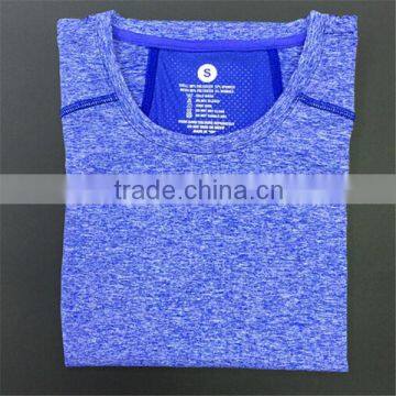 88% Polyester 12% Spandex Women Gym Clothing T-shirts photo-3