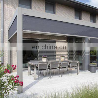 2020 Outdoor Waterproof Aluminum Pergola Louvered Roof For Patio