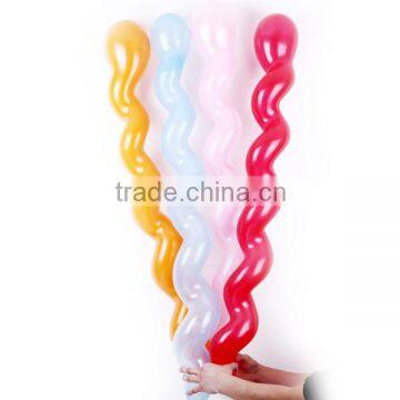 2014 popular screw balloon, spiral balloon