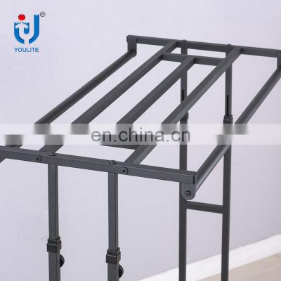 Attractive design outdoor clothes bathroom wall shelves with towel racks