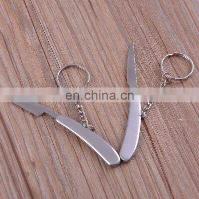 Full Stainless Steel Mini Pocket Knife Folding Blade Knife With Key Ring photo-2