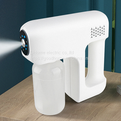 Nanospray gunners hold blue light atomizing portable blue light disinfection spray gun