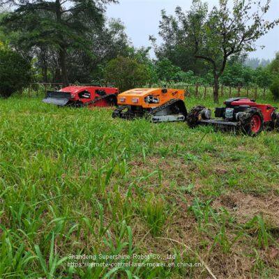 China made remote slope mower low price for sale, chinese best wireless remote control lawn mower