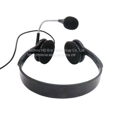 HDERA Computer Headset 3.5mm Headset Classroom for The Student Headphones HD808